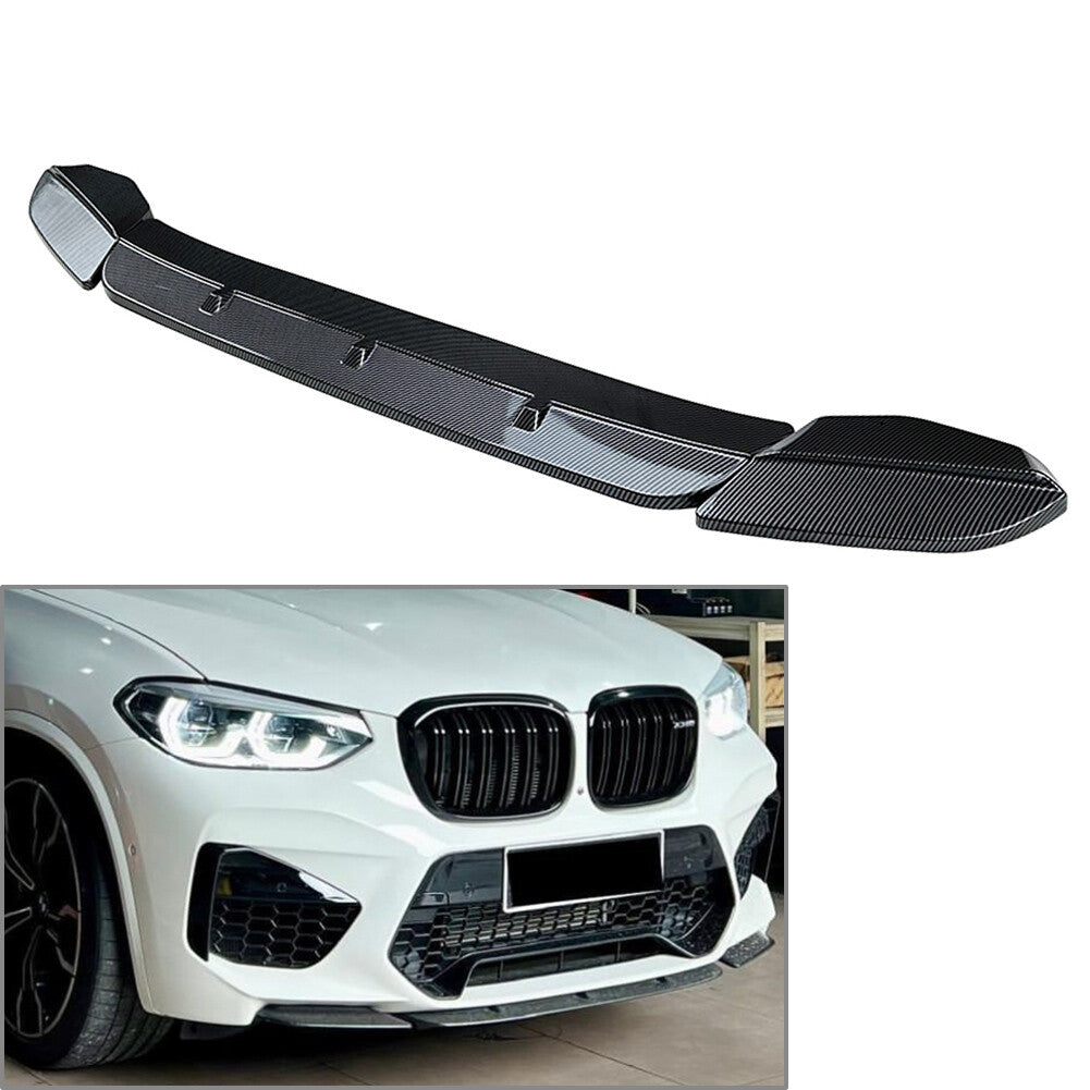 for BMW X3M X4M F97 F98 Pre Facelift Front Bumper Lip Splitter Spoiler Body Kit