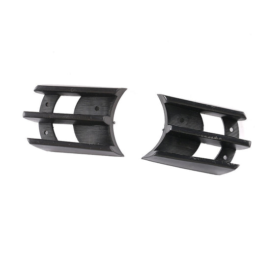 2 Front Left Right Bumper Fog Light Grille for Mitsubishi for Pajero Montero Sport