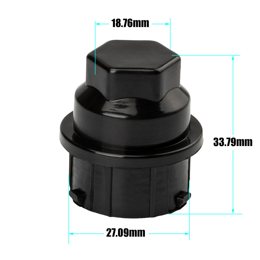 5x 9593028 Black Plastic Wheel Lug Nut Caps Kits For GM9593228 9595120 for PONTIAC