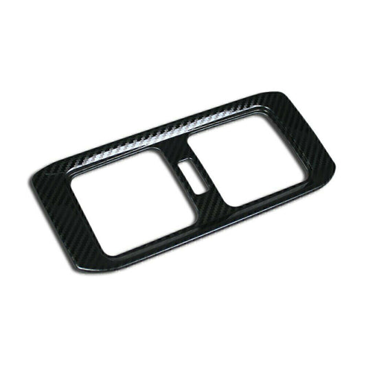 Fit for Toyota RAV4 2019-2020 Carbon Fiber Rear Air Condition Vent Outlet Cover Trim