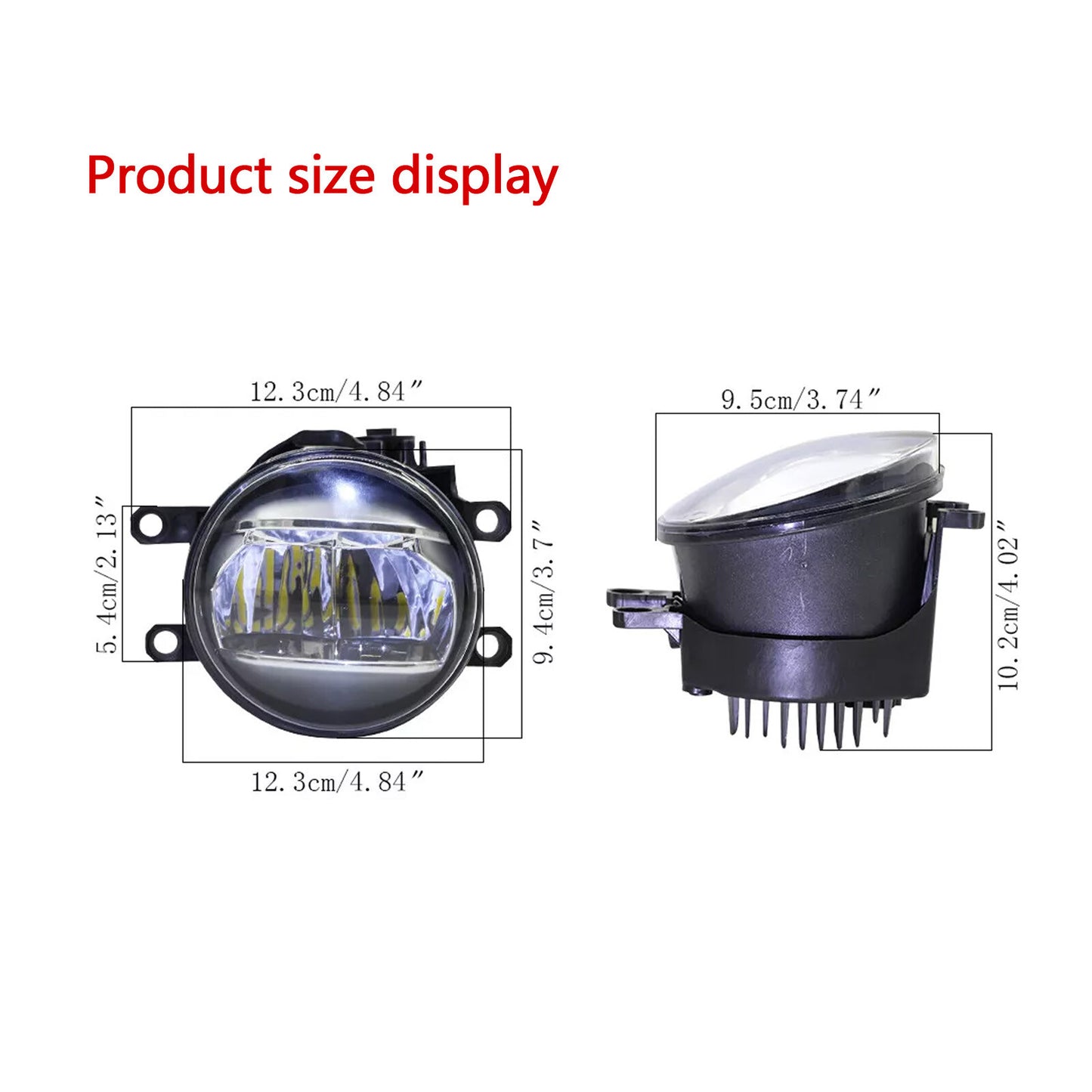 2PCS LH RH Pair LED Fog Lights Replacement Bumper Lamps for Toyota for Lexus for Scion