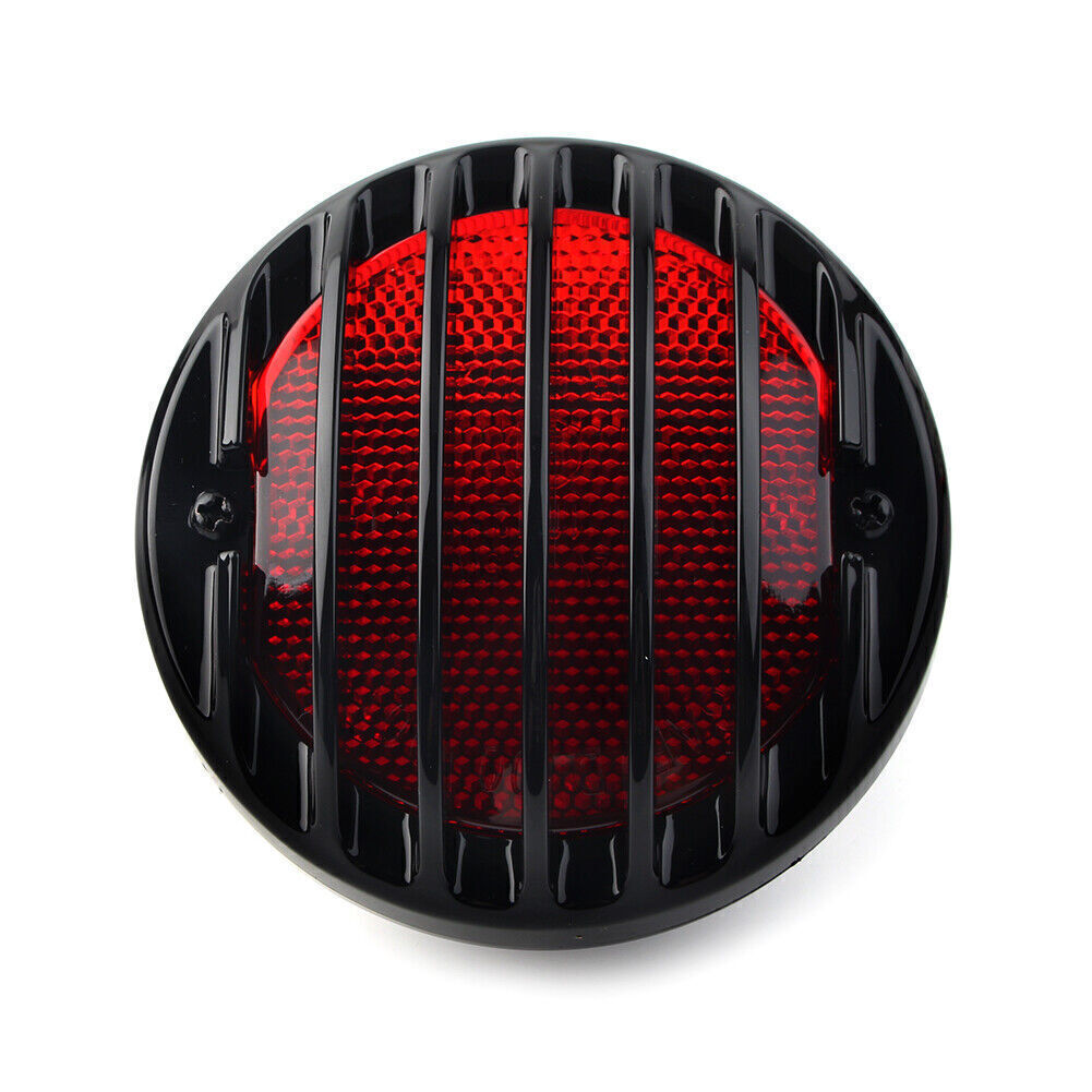 Tail Light Rear Lamp Bulb Round for Harley Cruiser Cafe Racer Bobber Chopper US