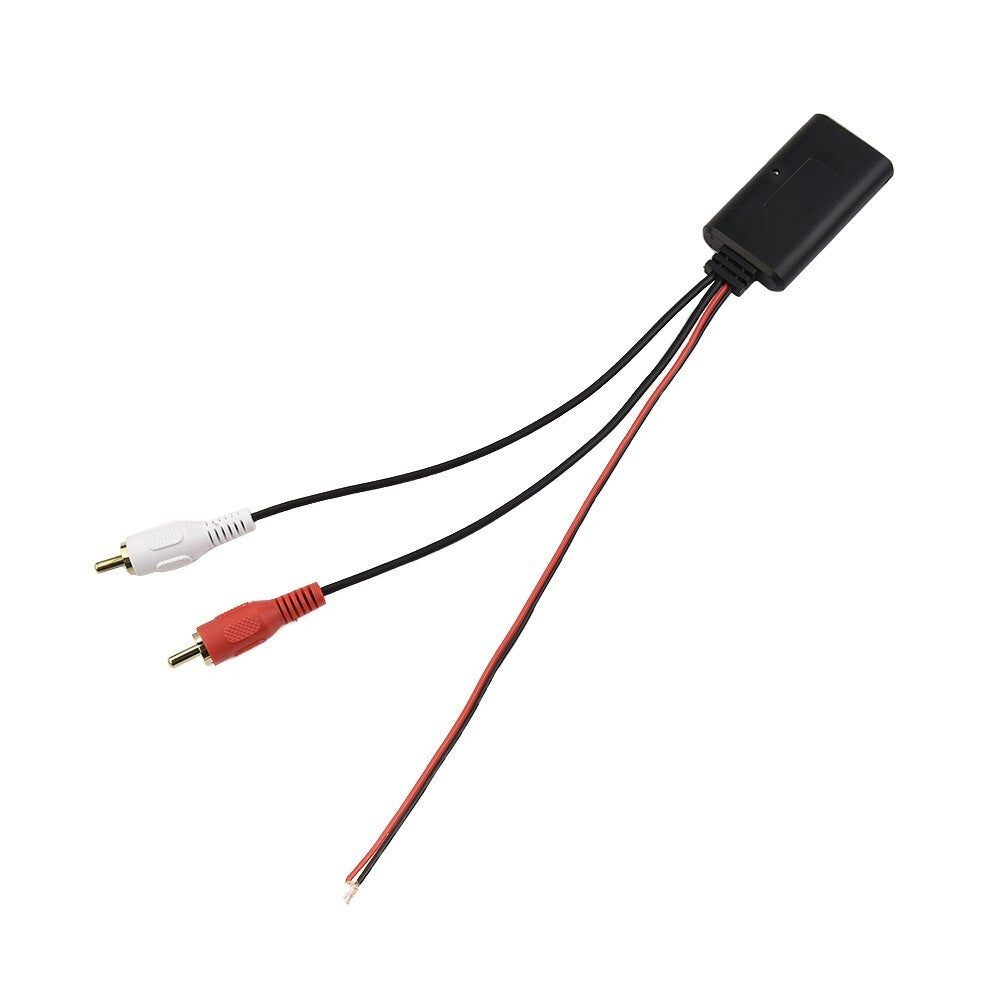 12V Car Blue-tooth Receiver Module AUX-in Adapter 2RCA Interface Parts