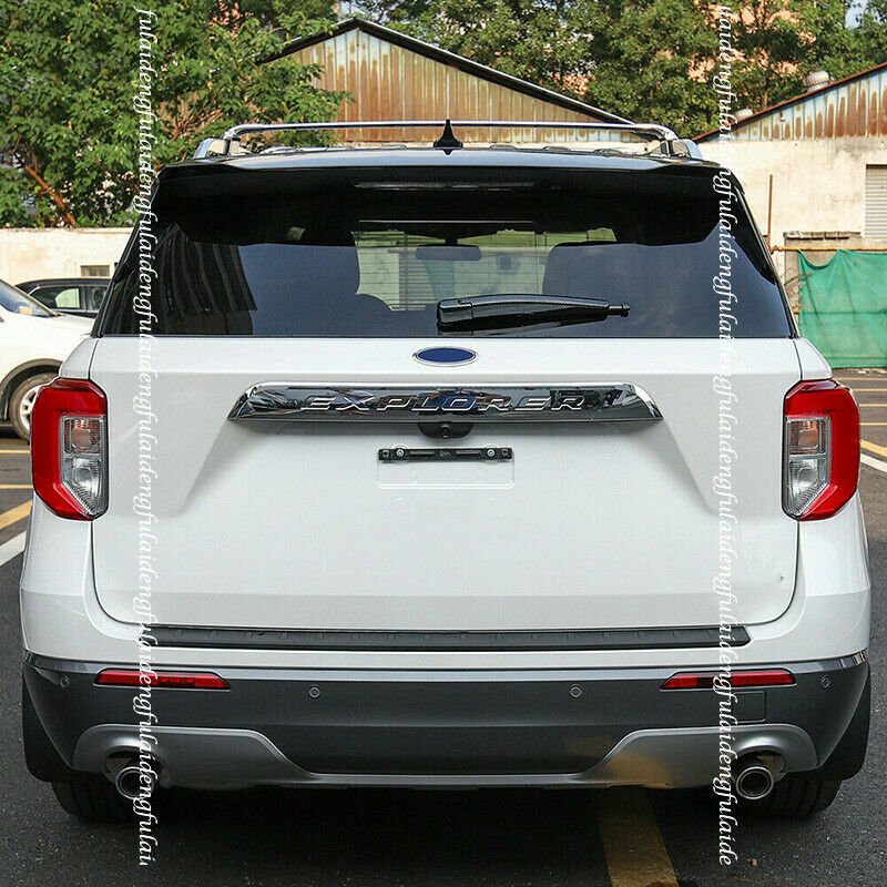 for Ford Explorer 2020-2022 Carbon Look Tail Rear WindScreen Wiper Molding Cover
