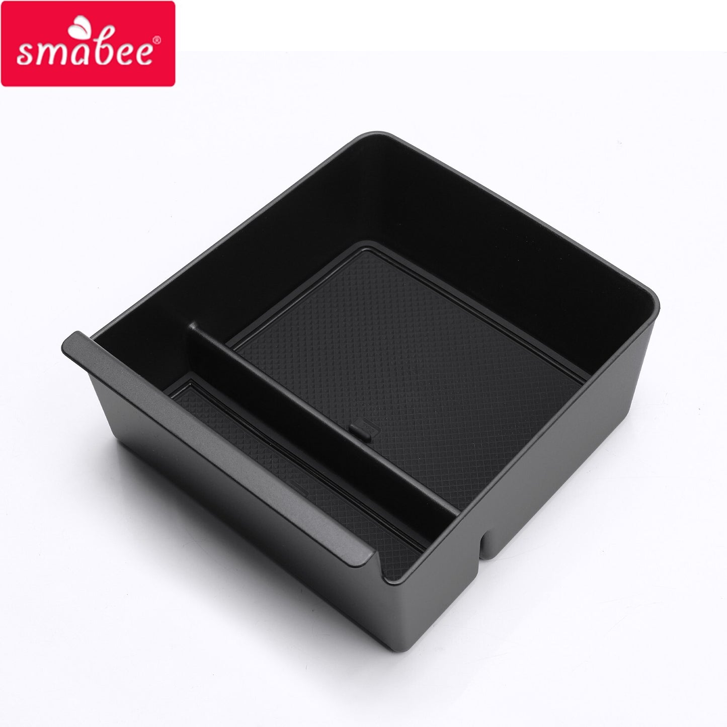 for Tesla for Model S Car Armrest Box Center Console Storage Tray Tidying Black