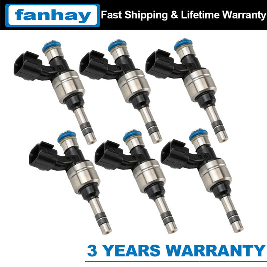 6-piece fuel injector 12634126 for Chevrolet Camaro, Impala, for Cadillac CTS, XTS 12-15