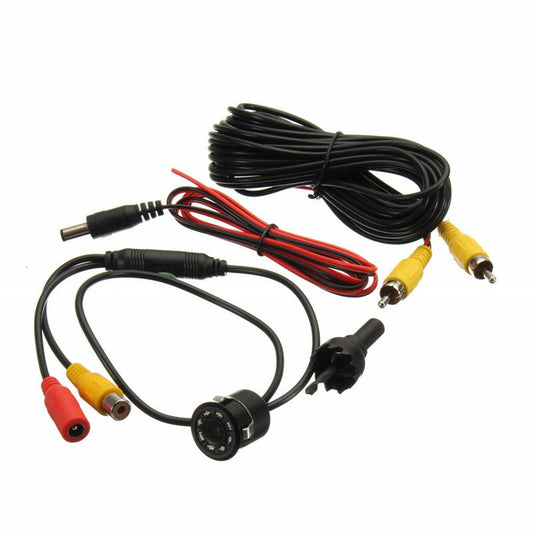 Car Backup Rear View Cam IP67 8 LED Night Use Reverse Backup Night Camera