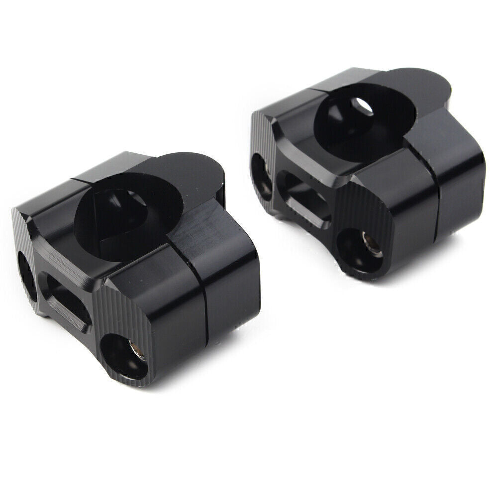 Lenkerklemmen Mount Bar Risers Adapter 7/8-1 1/8 F¨¹r Dirt Bike ATV Blk