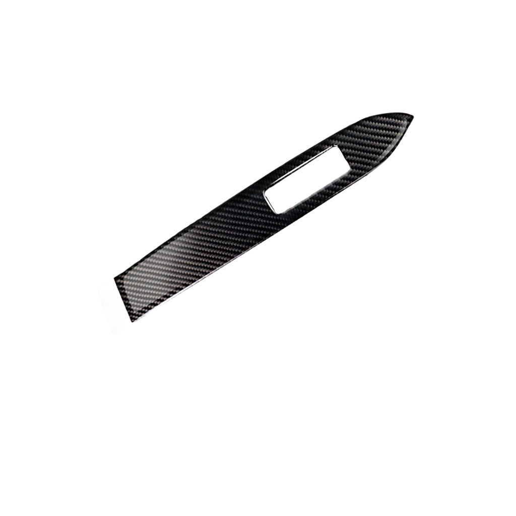 Carbon Fiber Style Interior Dashboard Panel Cover Trim for Ford for Mustang 15-19