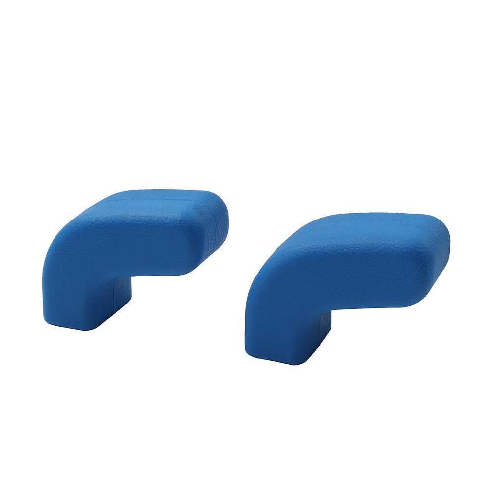 2Pcs Front Bumper Tow Hook Cover Protector for Jeep for Wrangler JK JL JT 07-23 Blue