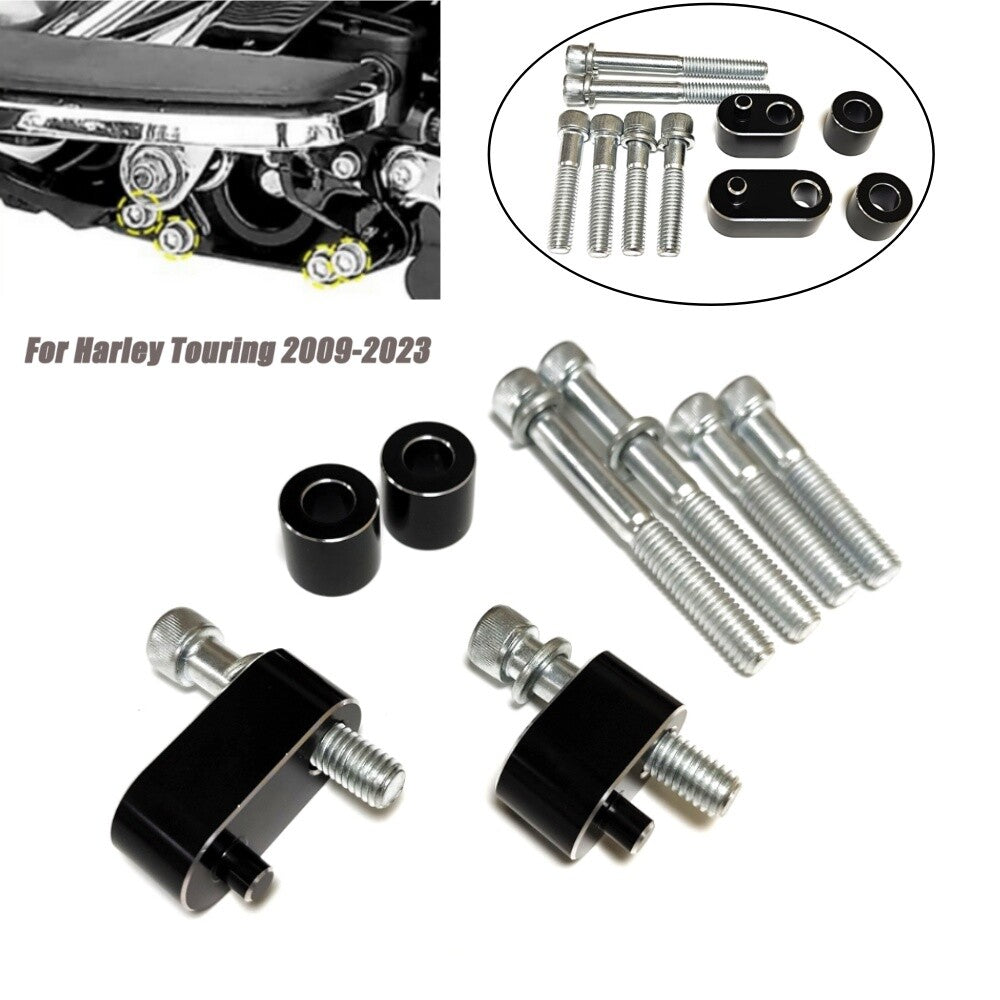 3/4'' Driver Floorboard Spacer Extension Kit for Harley Touring Electra Glide