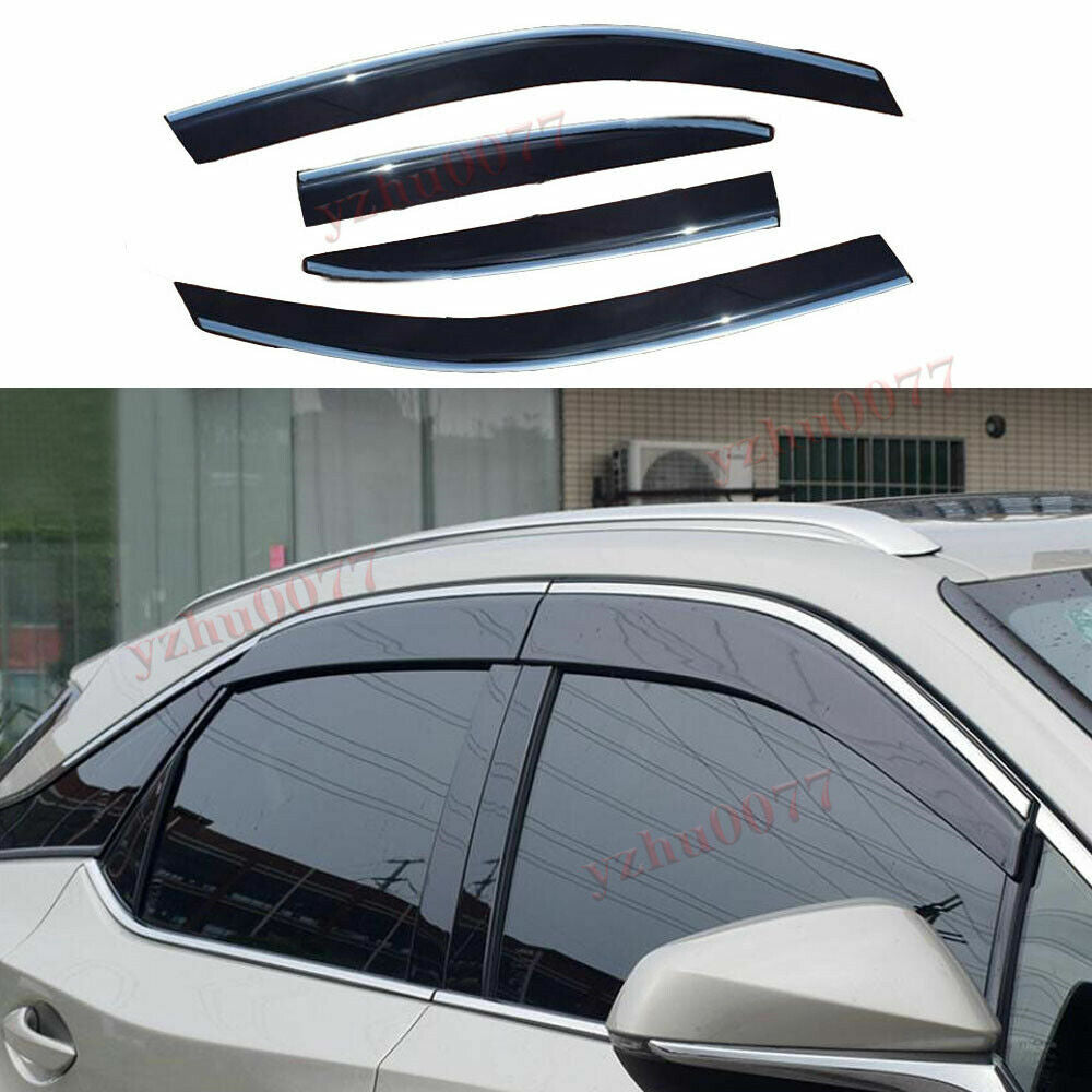 for LEXUS RX350L RX450L 2018-22Window Side Visors Sun Rain Guard Vent Deflectors