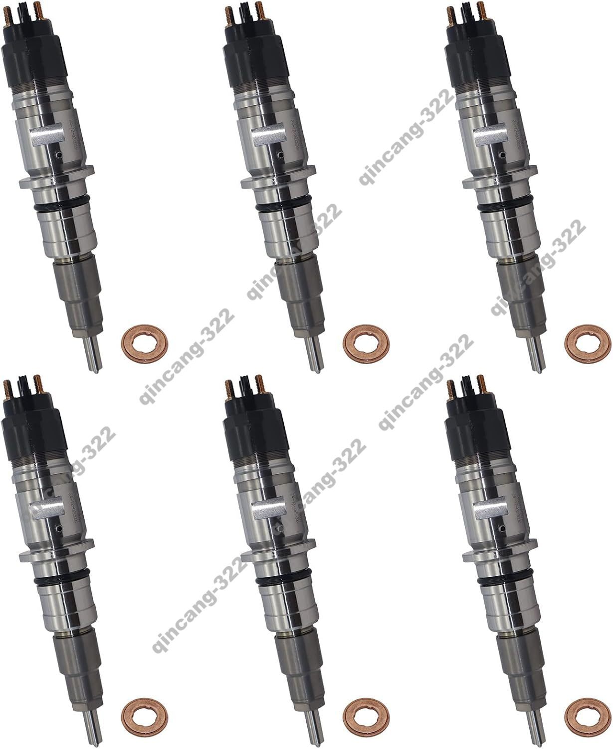 6 PCS Fuel Injector 4994928 for Engine ISB6.7 for Dodge for Ram 3500 4500 5500