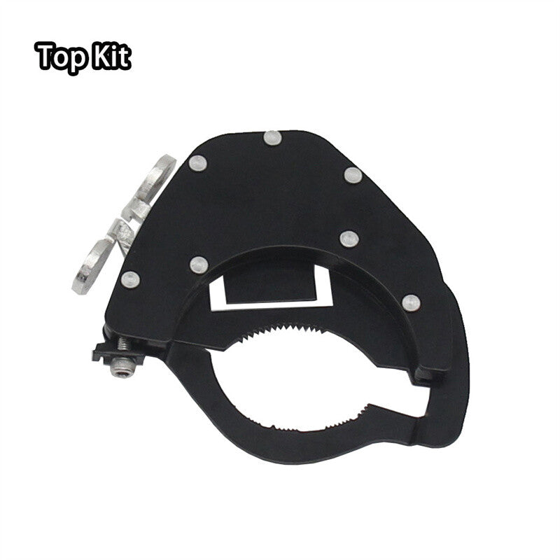 Black Motorcycle Cruise Control Throttle Assist, Stainless Throttle Lock Top Kit