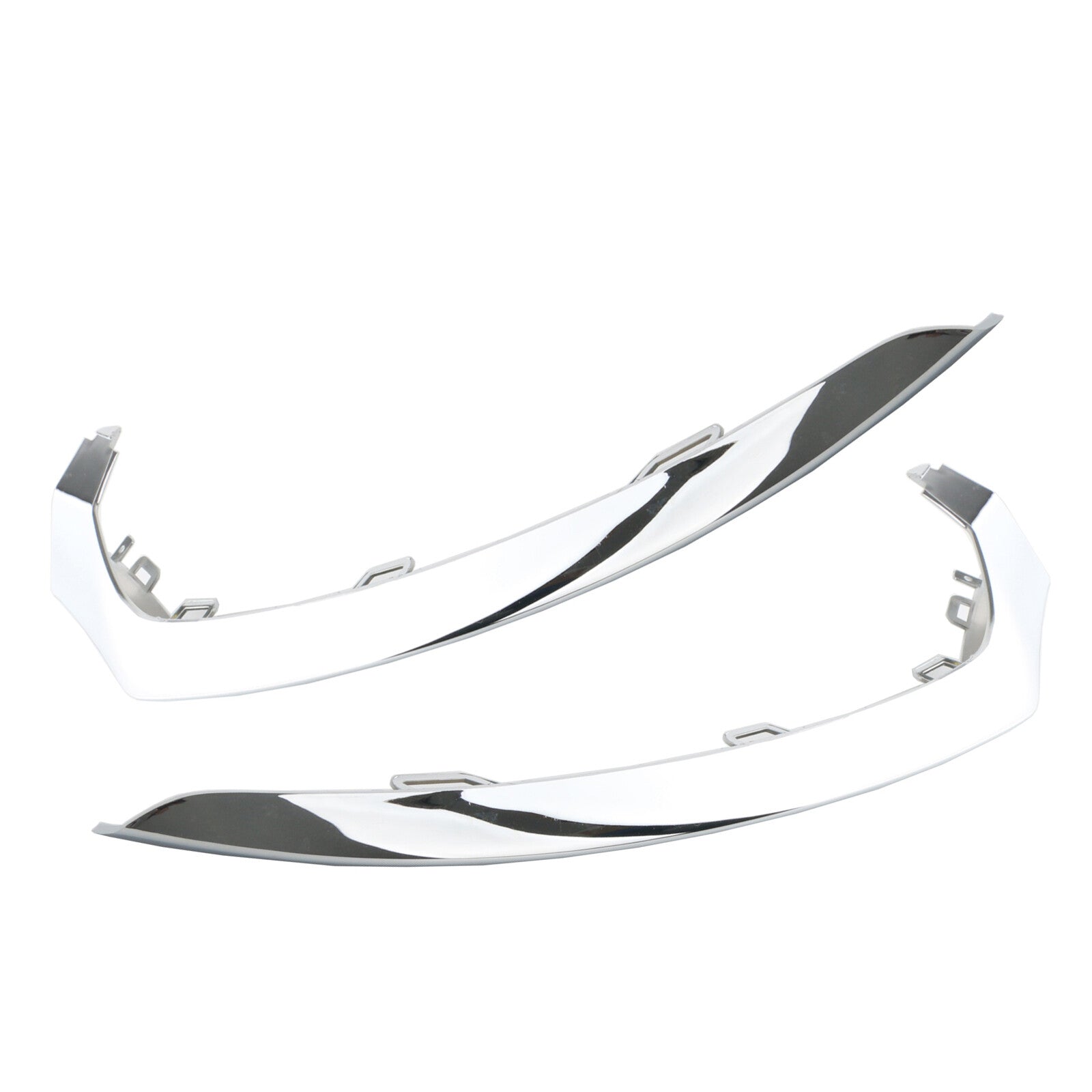 Pair Front Bumper Lower Lip Trim Molding For 15-2018 for Mercedes-Benz W205