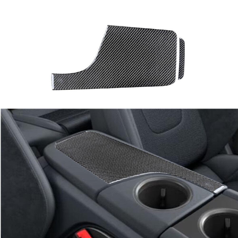 Carbon fiber center console armrest trim for Porsche Taycan 2019-2022