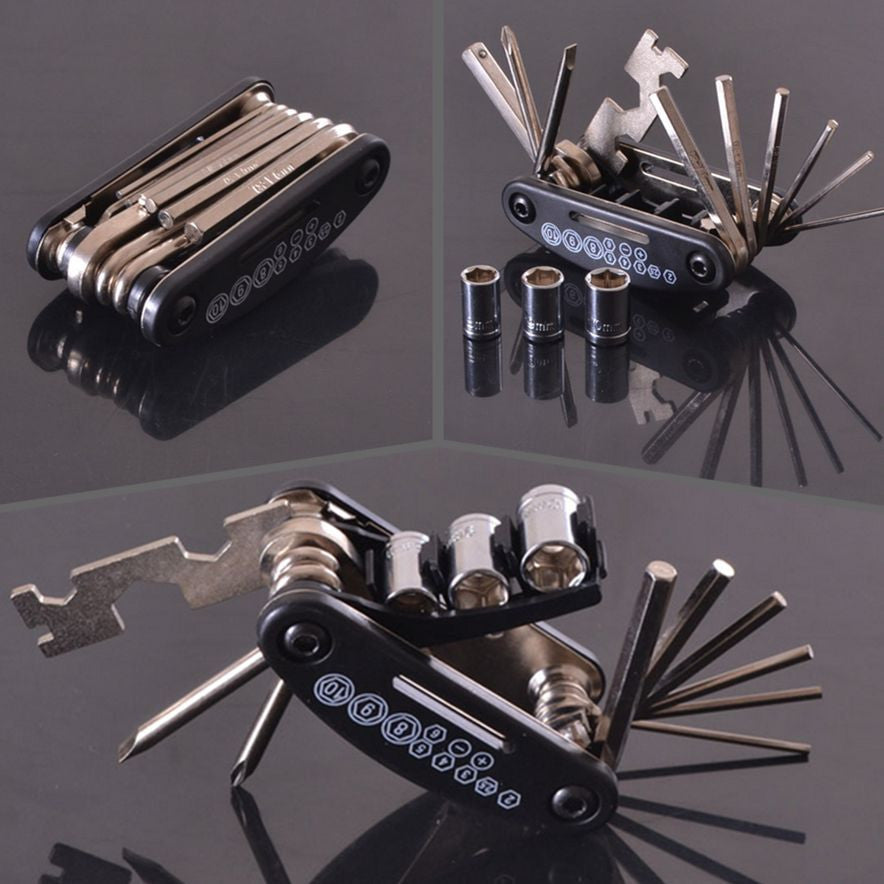 Motorcycle Repair Tool Allen Key Multi Folding Hex Wrench Screwdriver