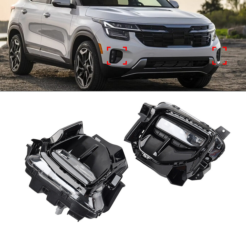 Daytime Running Light Fog Driving Lamps for Kia Seltos 2024-2025