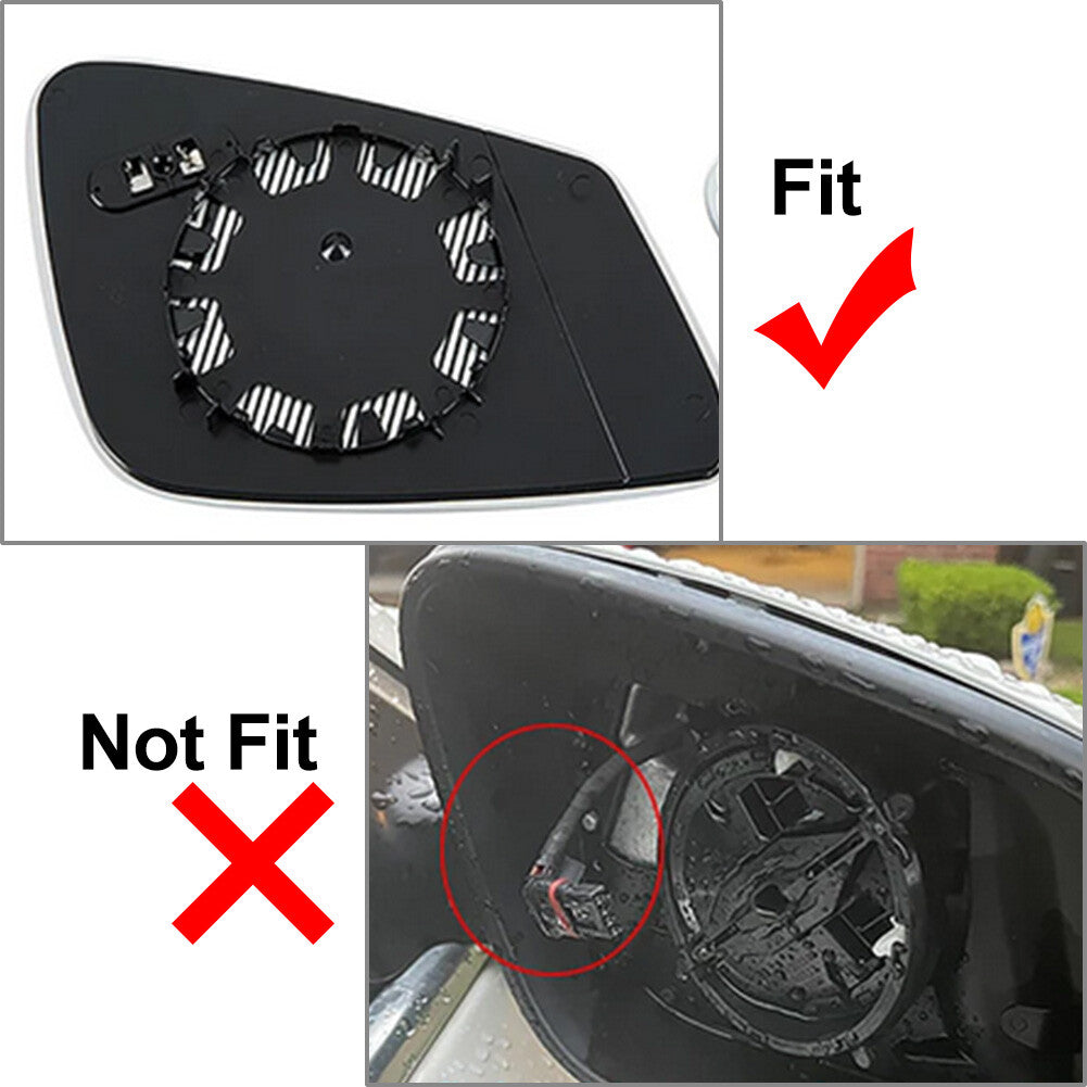 1Pcs Side Mirror Rearview Mirror Glass Fit For BMWF01 F10 F06 F20 F21 F30 F48