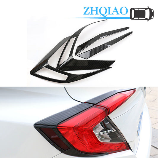 Rear Tail Light Lamp Frame Molding Cover Trim Fit for Honda for Civic 10th 2016-2019
