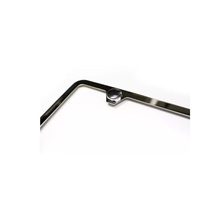 Car license plate frame cover cap rear boot ultra-thin chrome plating suitable  for ford  1 piece