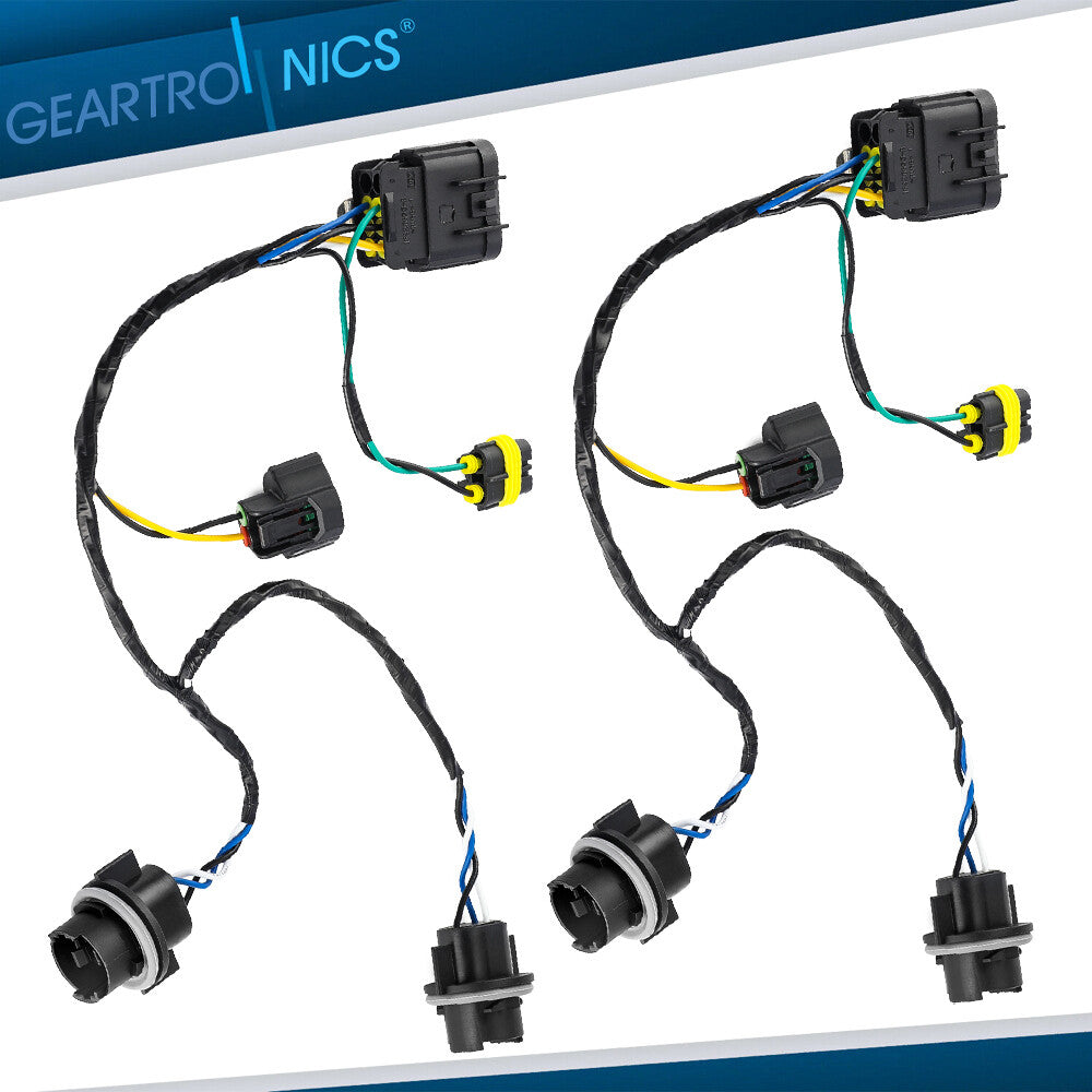 2PCS Headlight Wiring Harness For 2007-2013 for Chevrolet Silverado 2500 HD 2596280