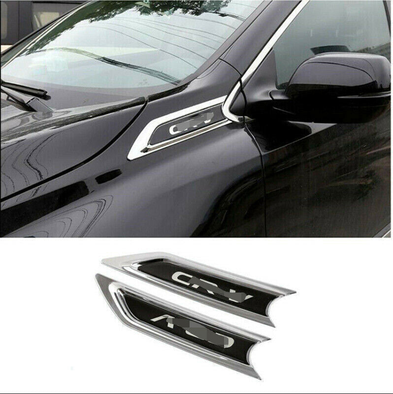 Decor Fender Side Body Molding Emblem Hood Trim Cover for Honda CR-V 2017-2022