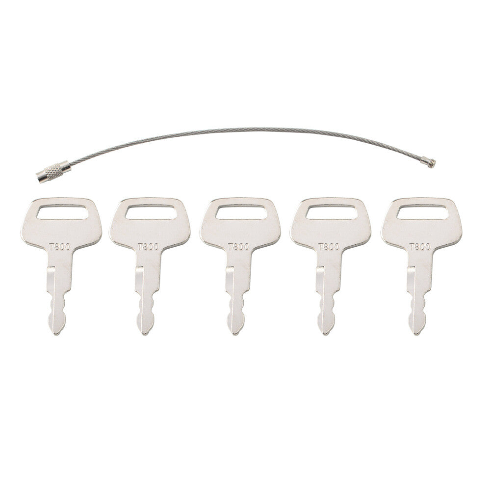 Ignition Key ELI80-0110 Fit TCM Heavy Equipment Loader Wheel Loader T800 5PCS wa