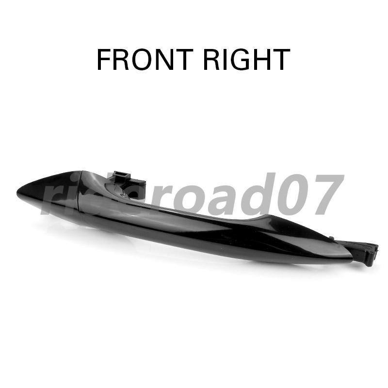 Front Right Exterior Door Handle Black Fit 2011-2016 for Hyundai for Elantra 826613X000