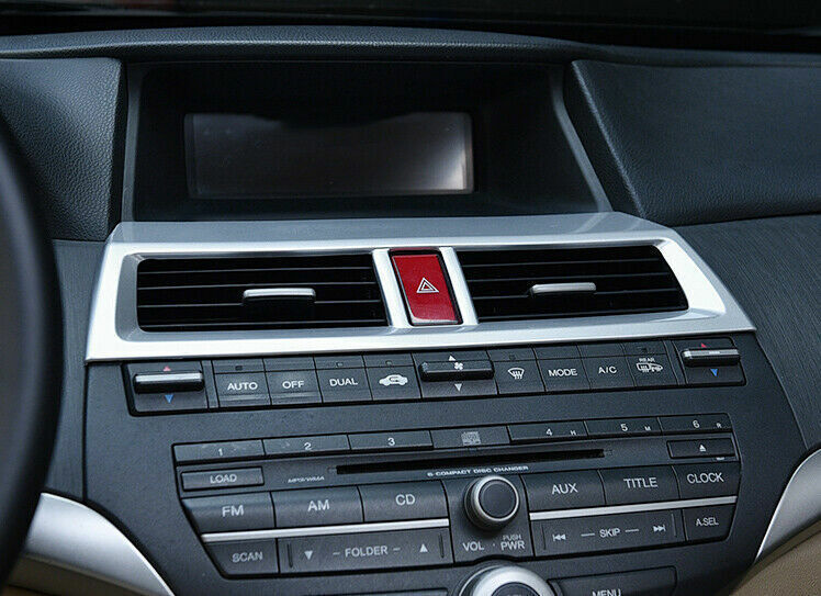 Middle Air Outlet Vent Cover Trim 1 for Honda Accord Crosstour 2008-2013 Silver