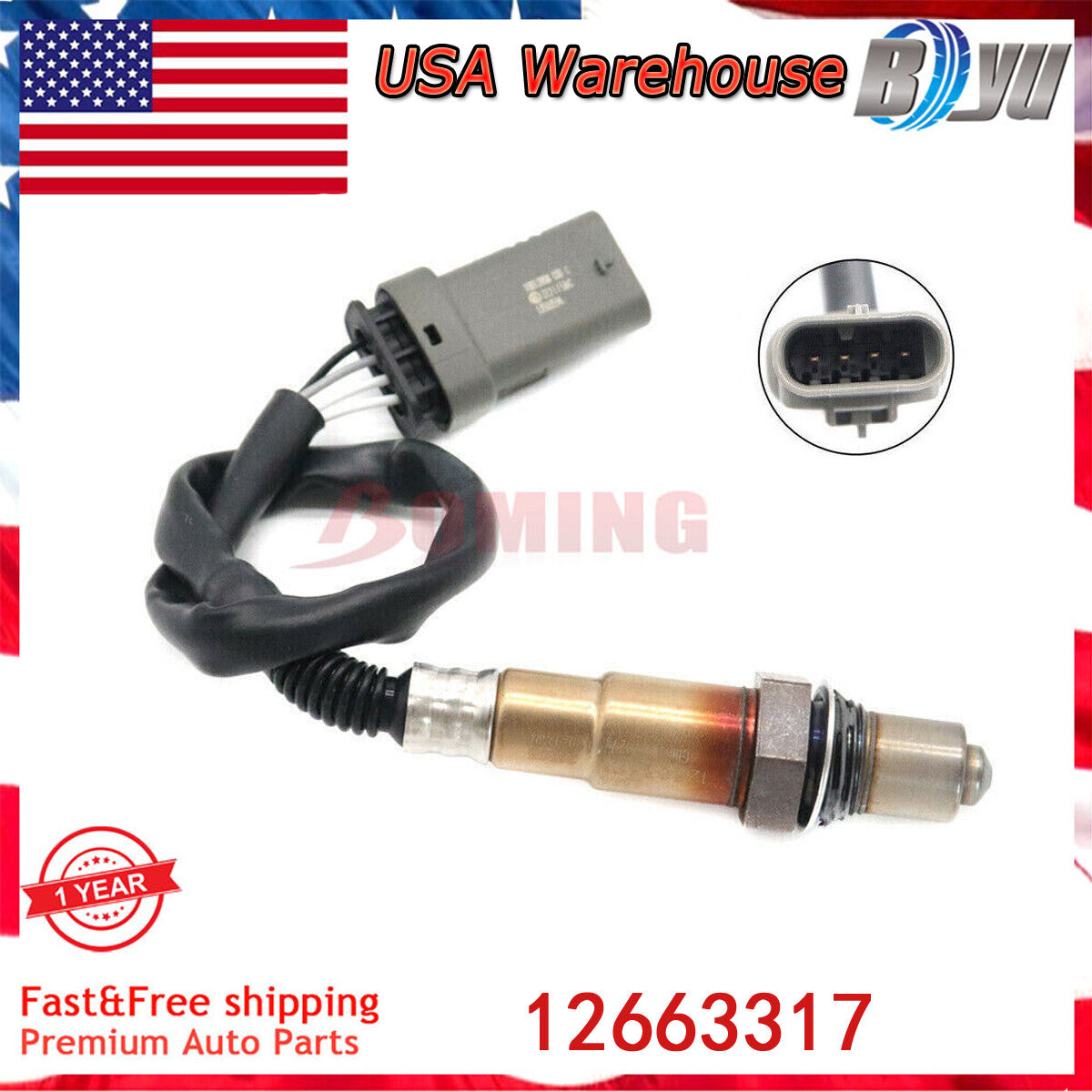 12663317 O2 Oxygen Sensor New for Chevrolet for Cruze Malibu for GMC for Buick 2016-2018 US
