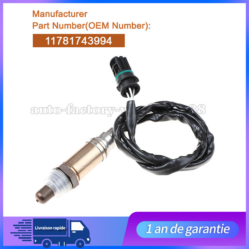 Sonde Lambda Capteur pour for Bmw E46 E39 E60 E38 E31 E83 E53 Z3 Z4 11781742050 Neuf
