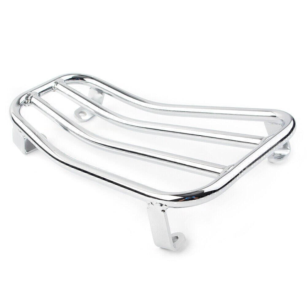 Foot Pedal Rear Luggage Rack Bracket Holder For VESPA GTS300 2017-2023 Chrome