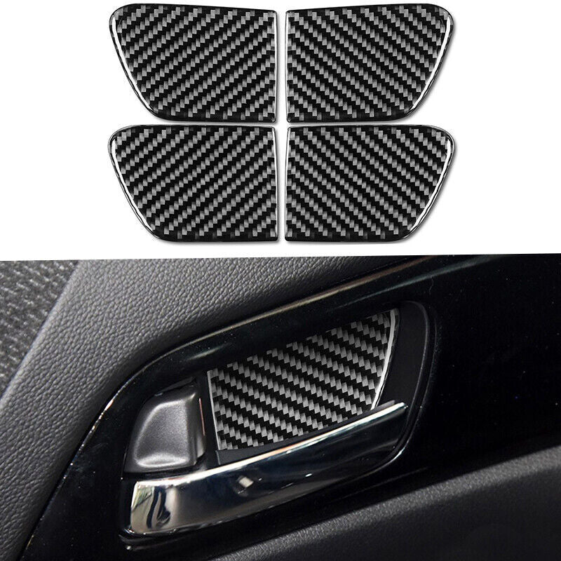 Real Carbon Fiber Car Interior Door Handle Cover Trim for Honda Accord 14-2017