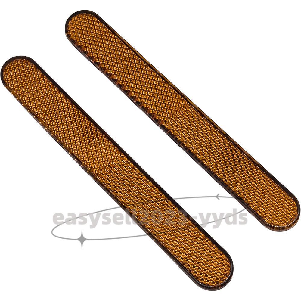 Amber Front Fork Reflector Lower Legs Reflective Cover Fit for Harley Sportster