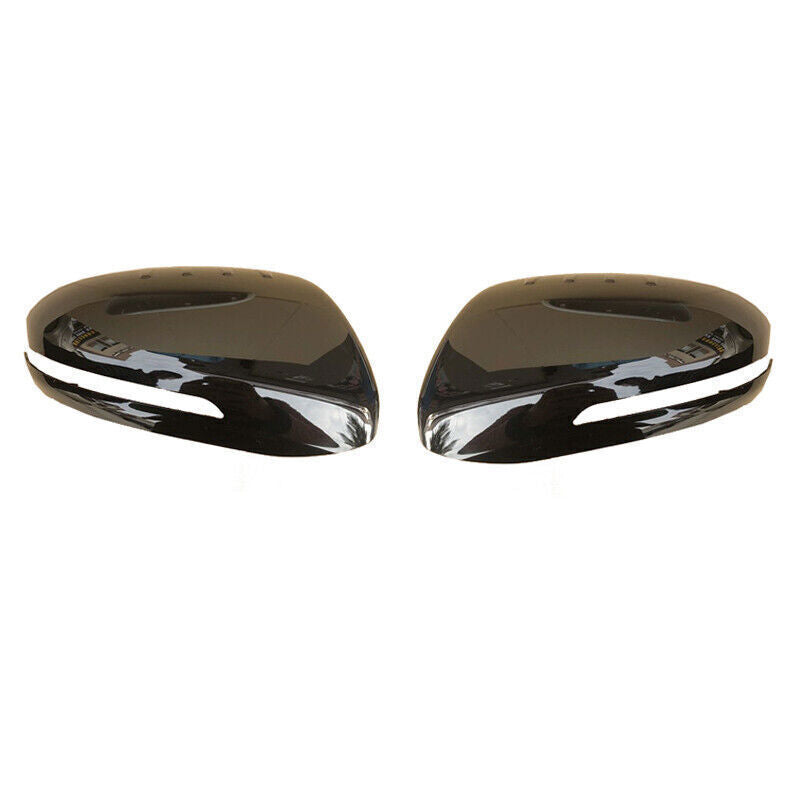Replace Black Glossy Rear View Side Mirror Cover Trim for Kia K5 Optima 11-2015