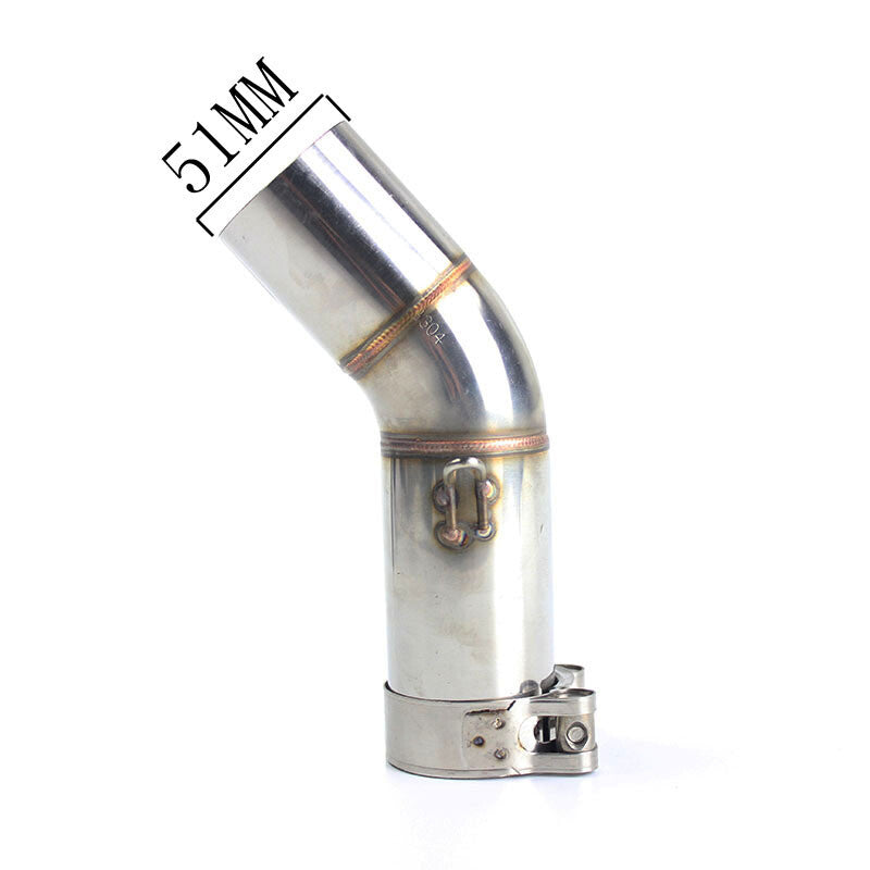 Motorcycle Mid Link Pipe For GP1 350 400 StainlessSteel Exhaust Connected System