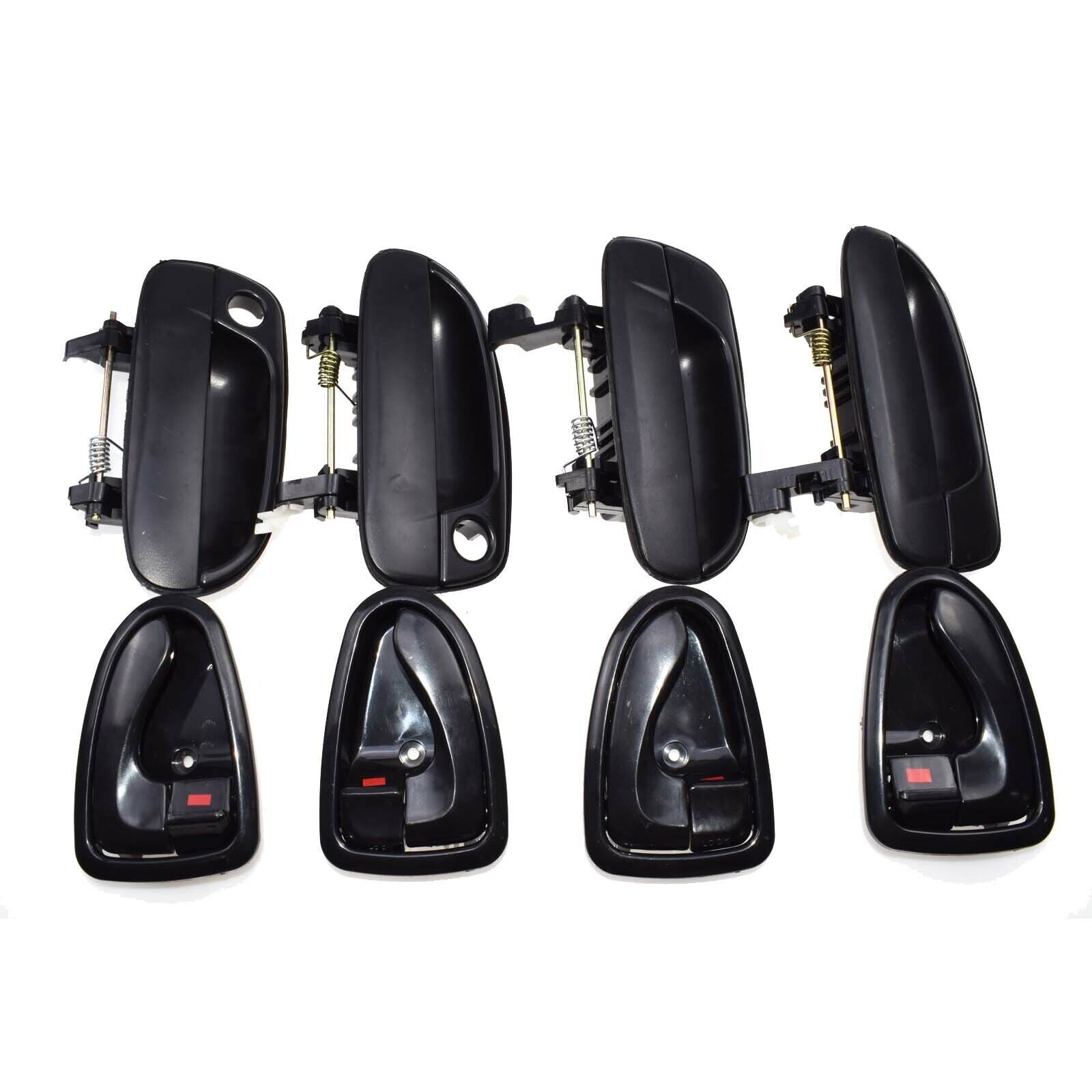 for Hyundai Accent 2000-06 8265025000 8Pcs Exterior Interior Front Rear Black