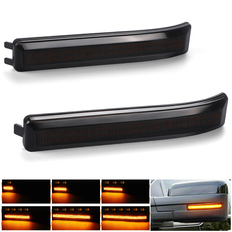 LED Side Mirror Turn Signal Light Lamp Smoked Lens for Ford 2009-2014 F150 F-150