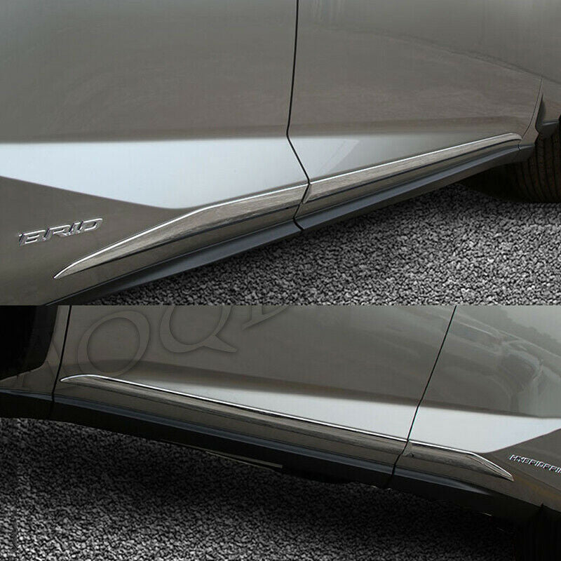 for Lexus NX200t NX300h 2015-2021 Chrome Door Body Side Molding Strip Cover Trim