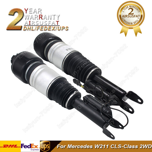2pcs Front L+R Air Suspension Shock Strut for Mercedes CLS-Class W211 Airmatic