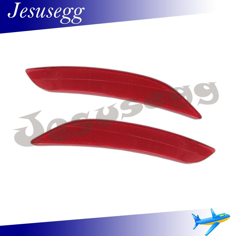 2x Rear Bumper Reflector Right+Left Side for BMW Z4 Series E89 2008-2016 Red