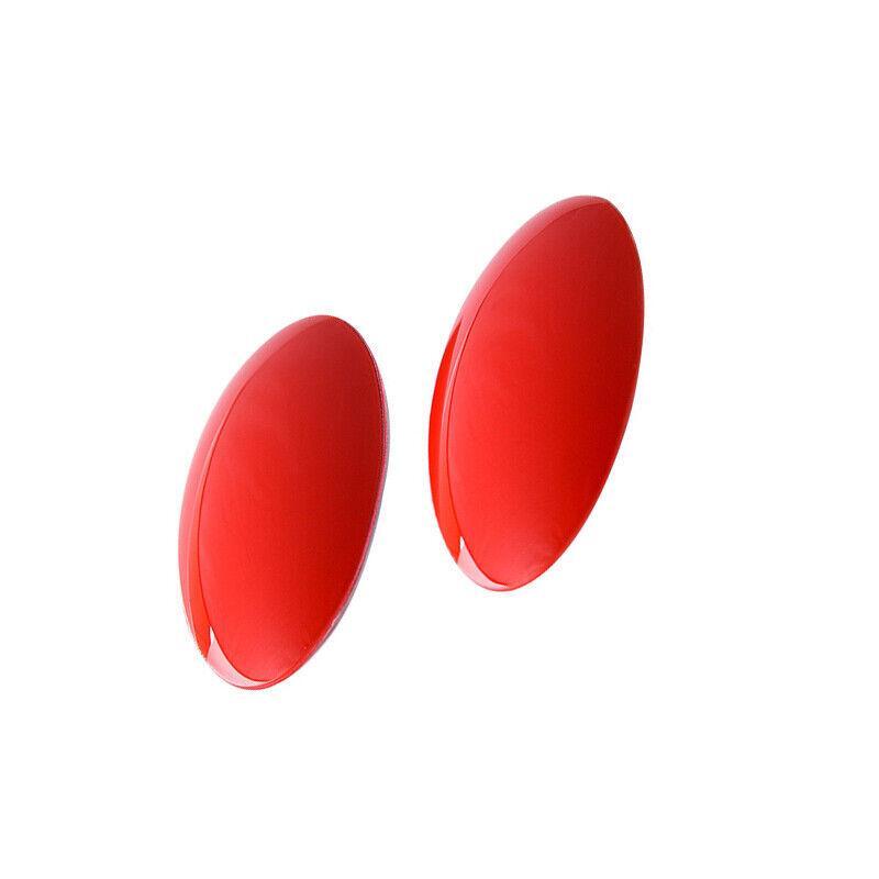for Mini Cooper Clubman F54 Bright Red Central Console Gear Shift Knob Trim 2PCS