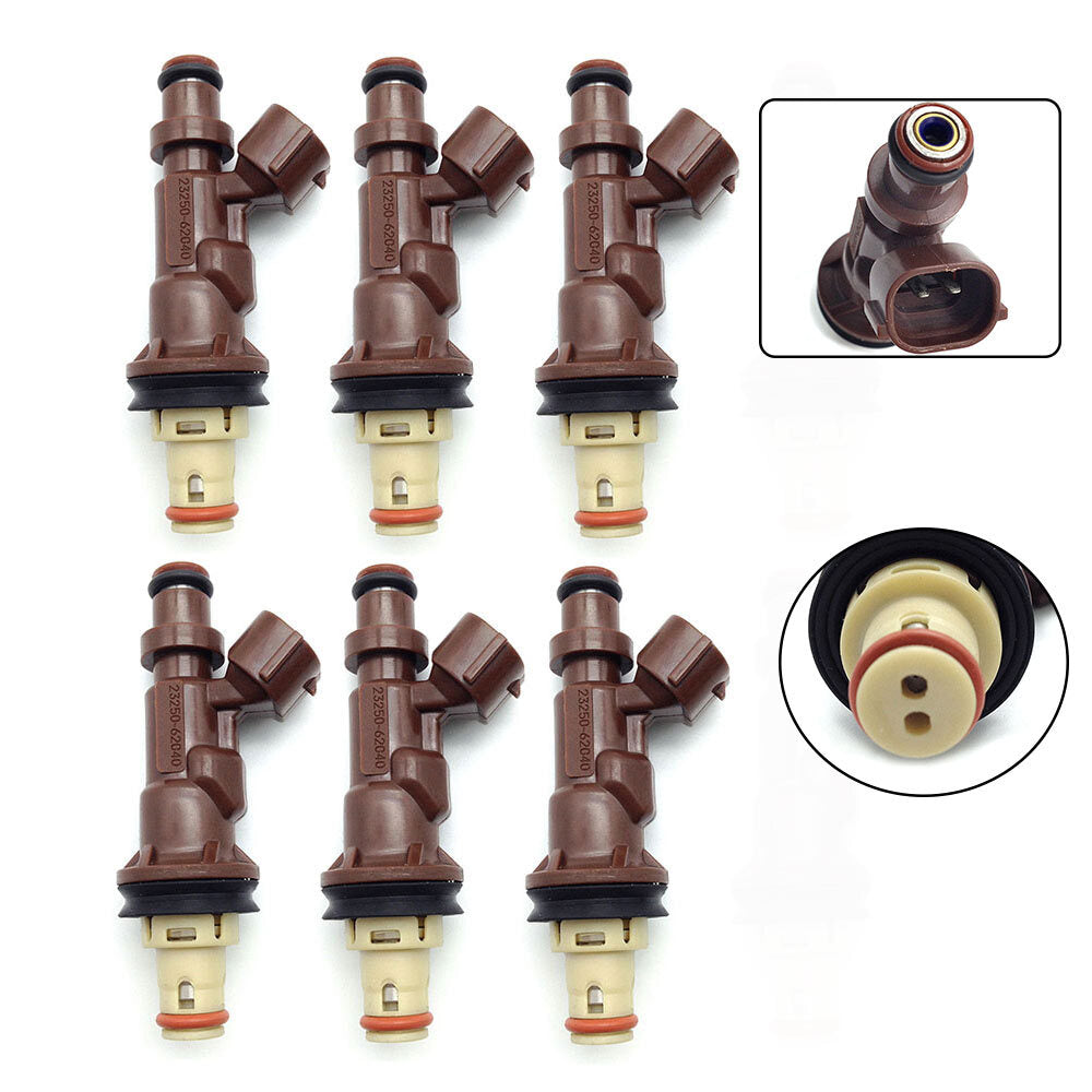 SET Of 6Pcs Fuel Injectors for Toyota 4Runner SR5 Sport Utility 4-Door 3.4L 1999