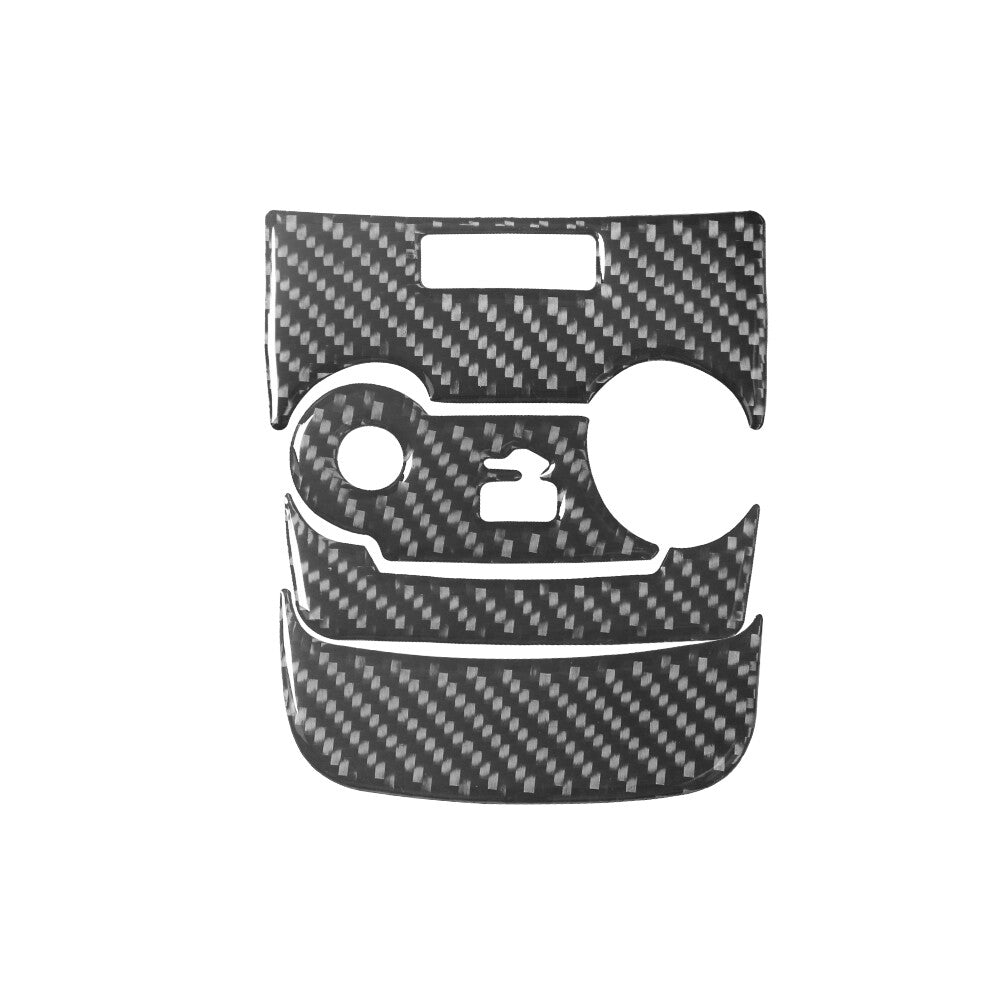 7Pcs Carbon Fiber Interior USB/AUX Input Cover Trim for Ford Fiesta 2011-2015