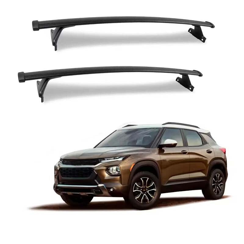 Aluminium for Chevrolet for Chevy Trailblazer Rack Rail Cross Bar Silver 2021-2022
