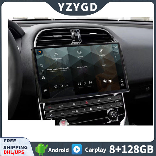 Android 2Din Car Radio for Jaguar F-Pace XE XEL 2016-2019 Stereo 128GB Receiver