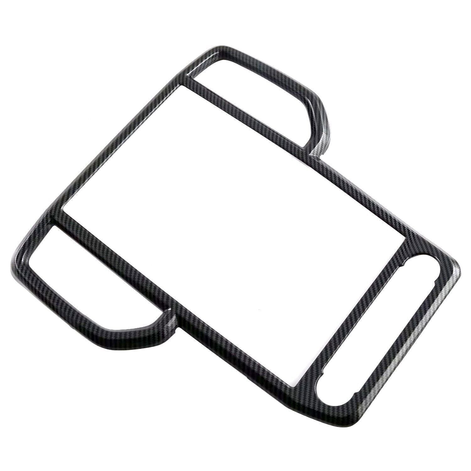 for Ford Ranger 24-2025 Carbon Console Navigation Frame Moulding Cover Trim 1PCS