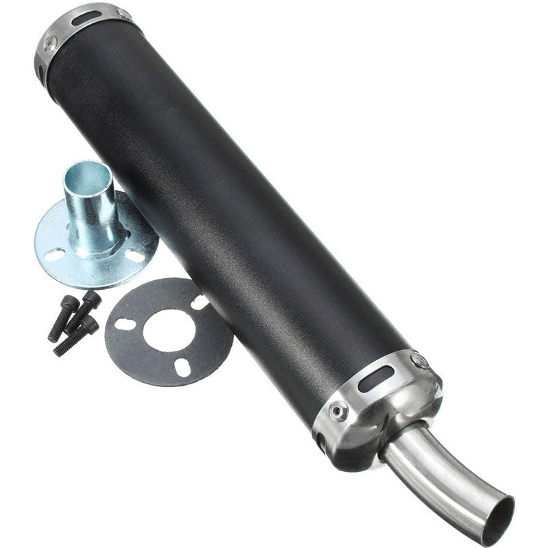22mm Motorcycle Exhaust Muffler Pipe System for 50-150cc Motorized Bicycle ATV