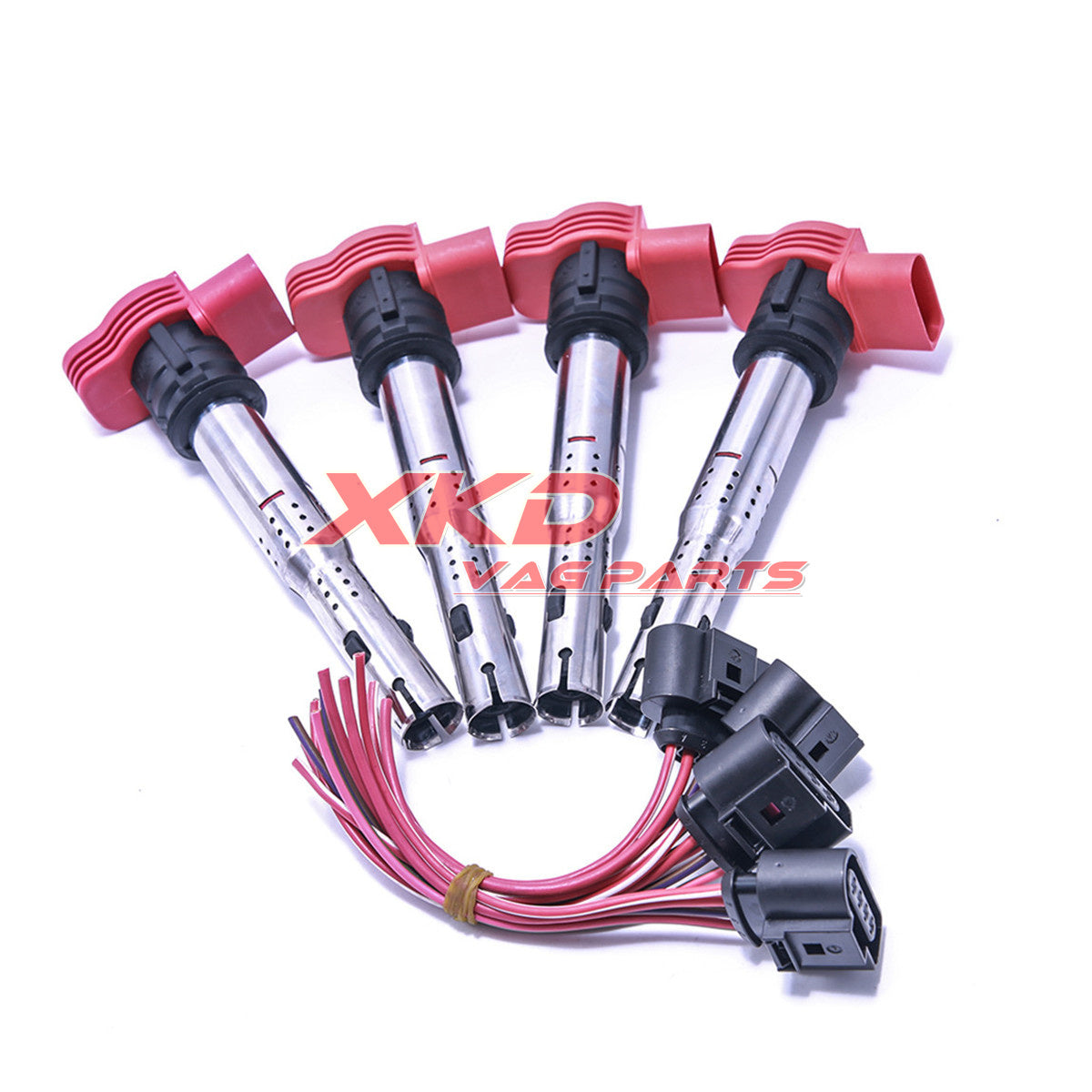 4  Plug and Ignition Coil Kit for Audi S4, A5, A7, Q5, Q7, for Volkswagen Touareg 06E905115E